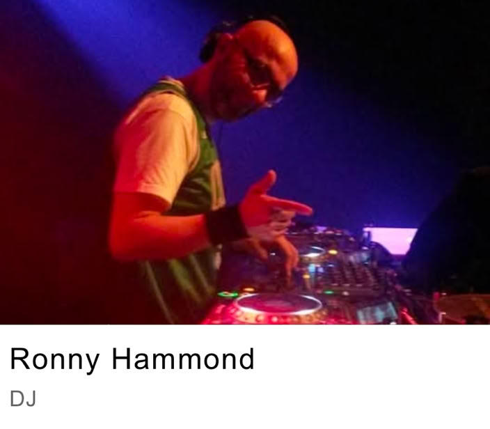 Diskjockey (DJ) Ronny Hammond